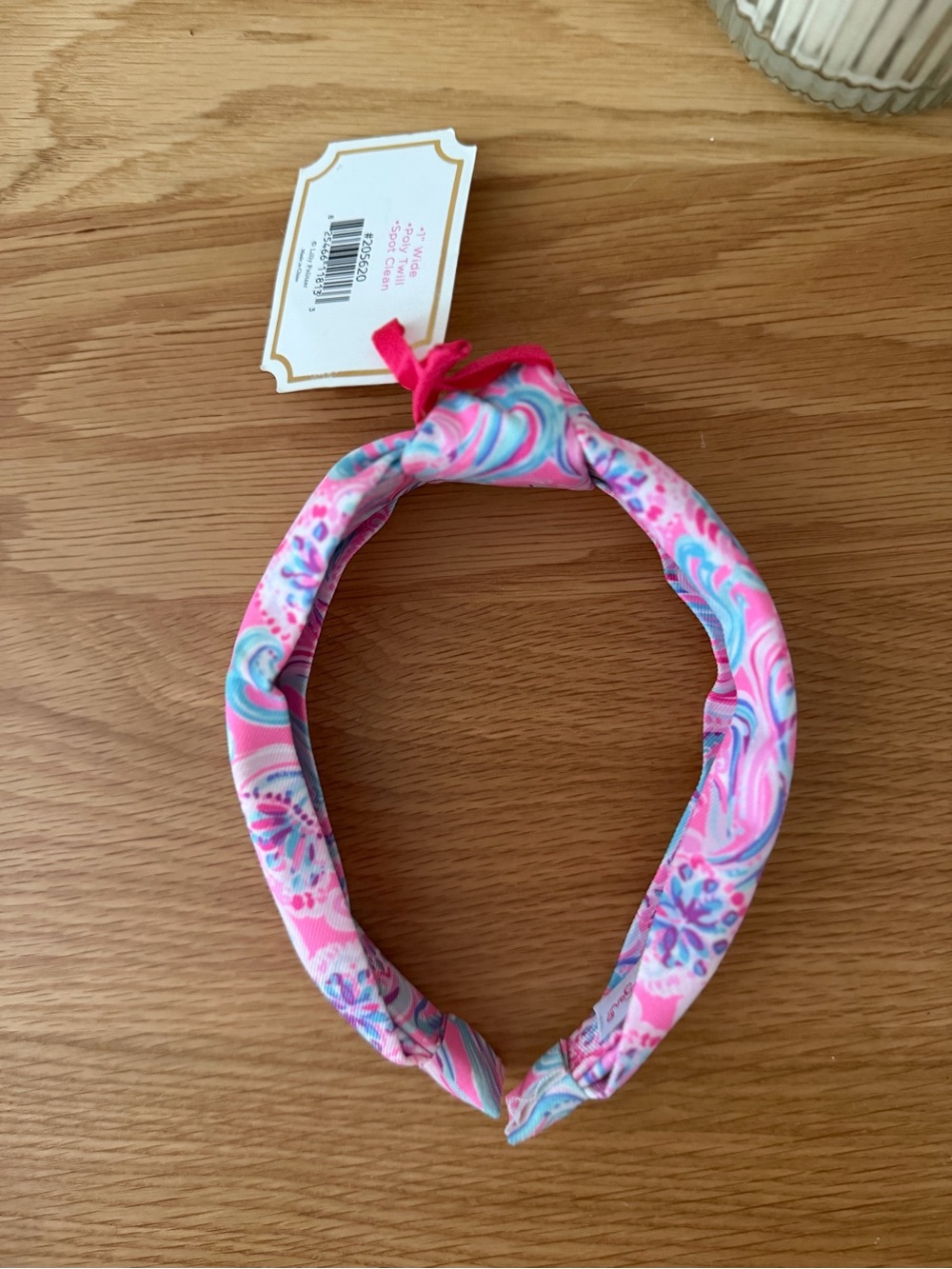 Lilly Pulitzer Pink & Blue Swirl Knotted Headband